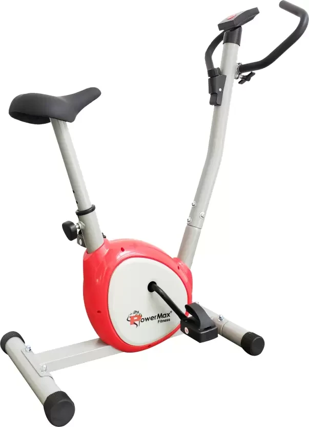 Powermax Fitness BU-200 Upright Stationary Exercise Bike  (Red)